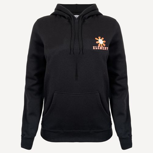 Moletom Element Fech Flowers Hoody 280 Preto