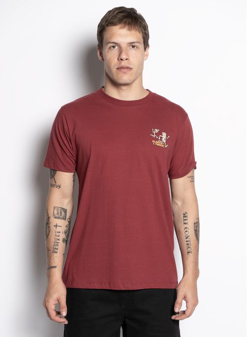 Camiseta Element M/C The Chase Vinho