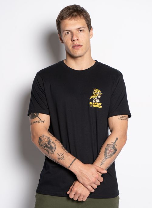 Camiseta Element M/C Birds Eye Preto