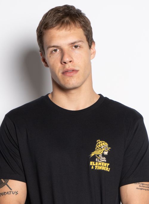 Camiseta Element M/C Birds Eye Preto