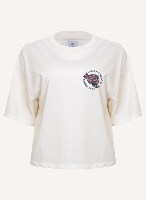 Camiseta Element M/C Rosary Cropped Off White