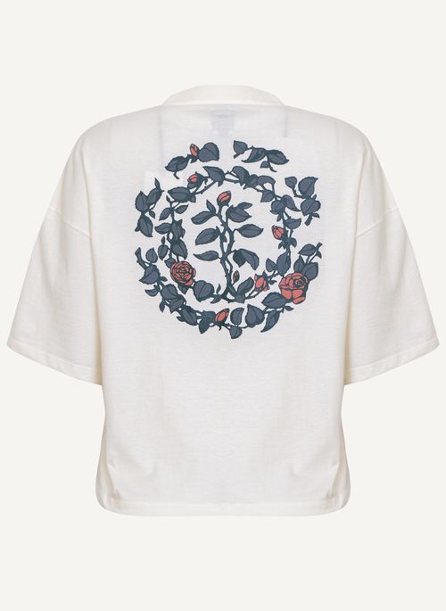 Camiseta Element M/C Rosary Cropped Off White