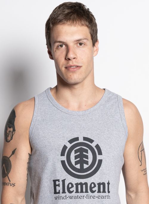 Regata Element Vertical Cinza Mescla