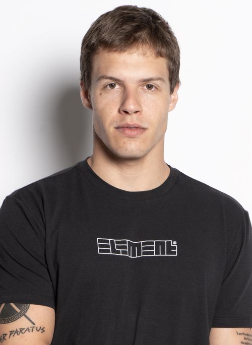 Camiseta Element M/C Tron And Dots Preto