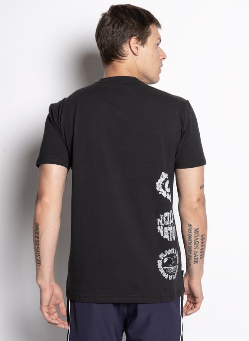 Camiseta Element M/C Tron And Dots Preto