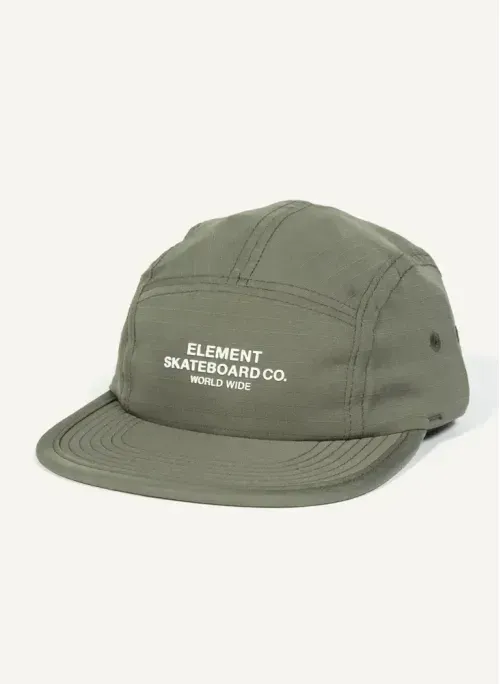 Boné Element Skateboard Panel Verde Militar