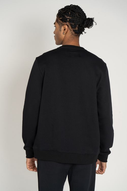Moletom Element Care Emb Logo Chest Crew Preto