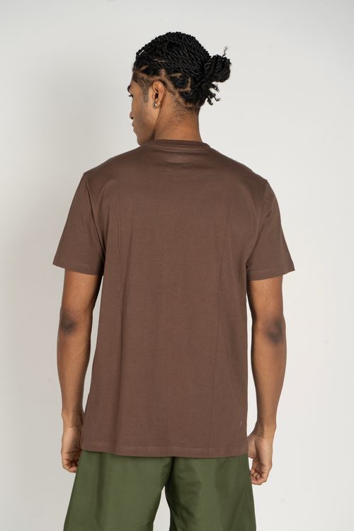 Camiseta Element M/C Mini Emb Marrom Escuro