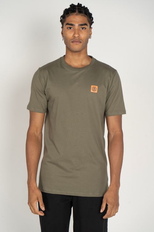 Camiseta Element M/C Joint Texture Verde Escuro