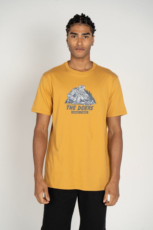 Camiseta Element M/C Shaper Amarelo