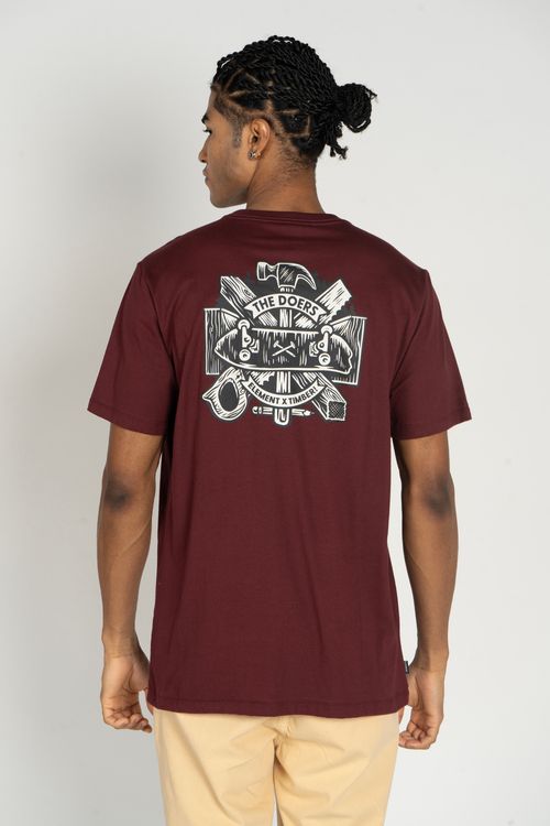Camiseta Element M/C Supply Vinho