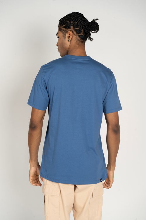 Camiseta Element M/C Basic Crew Azul