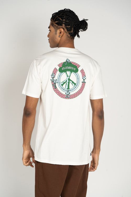 Camiseta Element M/C Future Is Nature Snow White