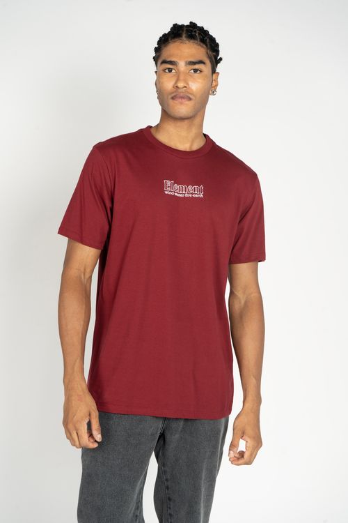 Camiseta Element M/C Dial Vinho