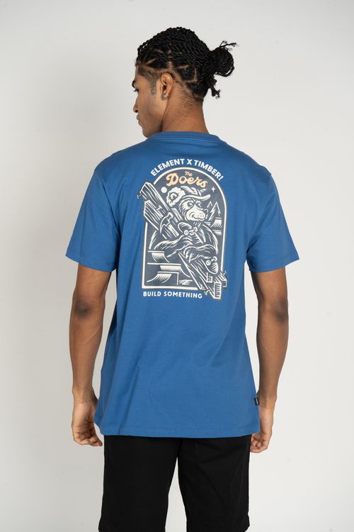 Camiseta Element M/C Carry Azul