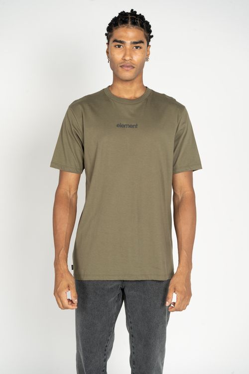 Camiseta Element M/C Simple Logo Verde Escuro