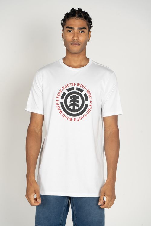 Camiseta Element M/C Seal Tn Branco