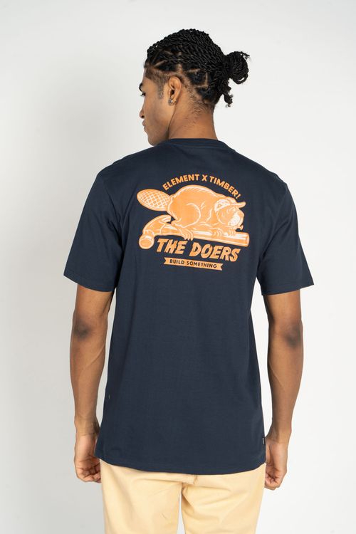 Camiseta Element M/C Builder Tn Marinho