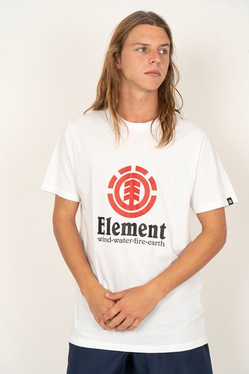 Camiseta Element M/C Vertical Branco