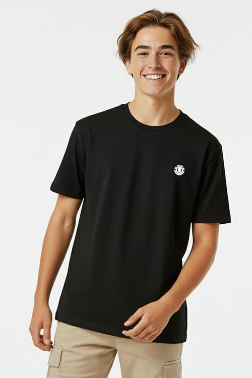 Camiseta Element M/C Basic Crew Tn Preto