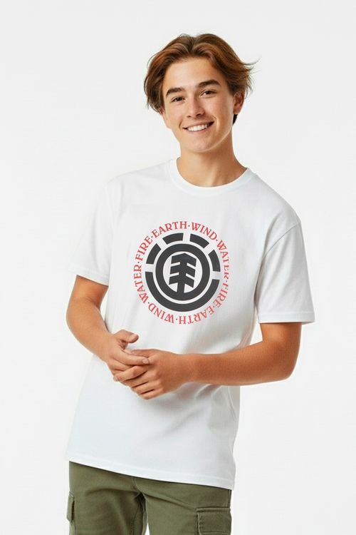 Camiseta Element M/C Seal Tn Branco