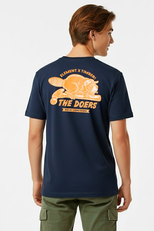 Camiseta Element M/C Builder Tn Marinho