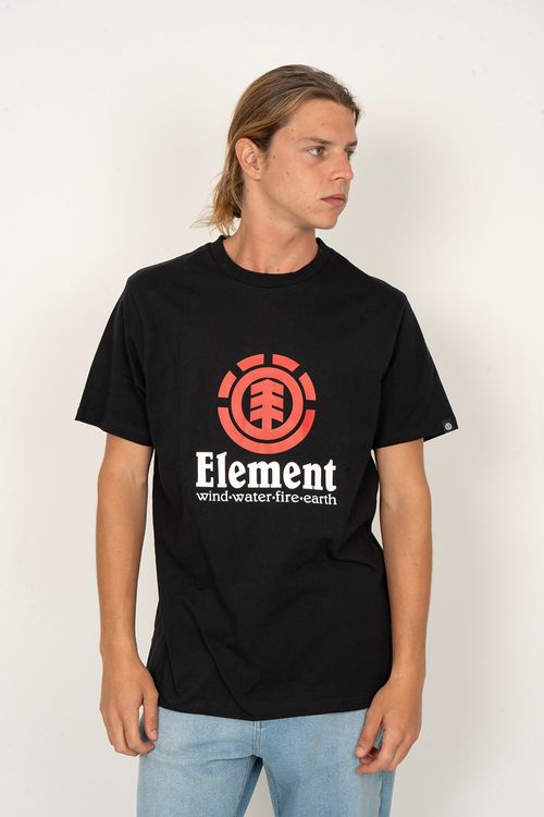 Camiseta Element M/C Vertical Preto
