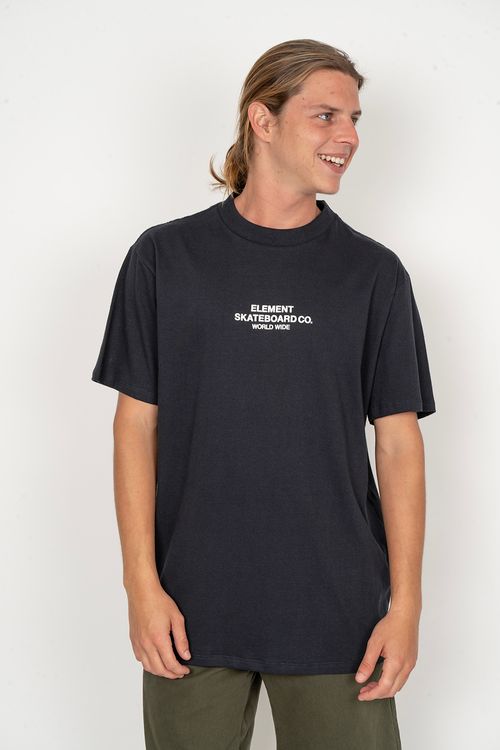 Camiseta Element M/C Skateboard Puff Marinho