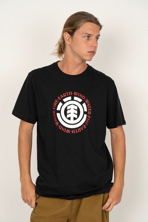 Camiseta Element M/C Seal Preto