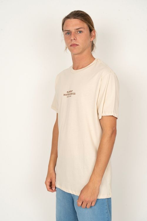 Camiseta Element M/C Skateboard Co Areia