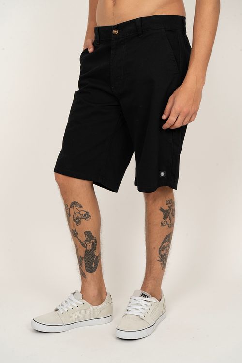 Bermuda Element Chino Twill Preto
