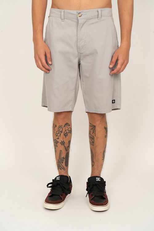 Bermuda Element Chino Twill Cinza