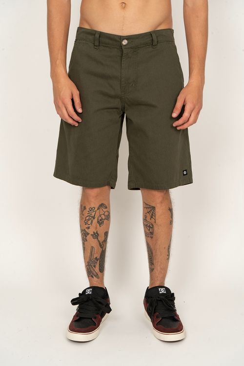 Bermuda Element Chino Twill Verde Militar