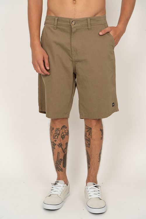Bermuda Element Chino Twill Caqui Escuro