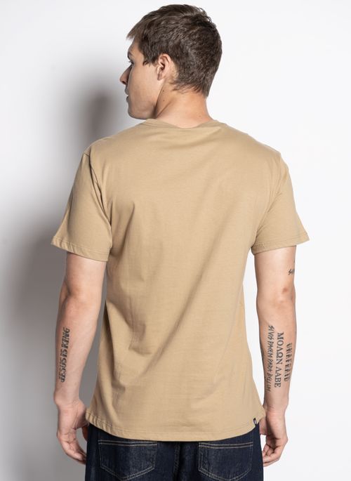 Camiseta Element M/C Basic Crew Color Caqui
