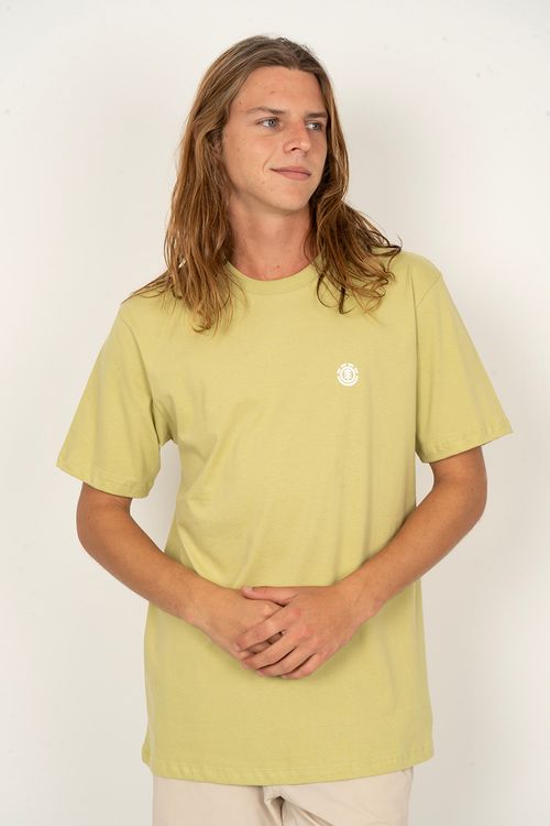Camiseta Element M/C Basic Crew Verde Claro