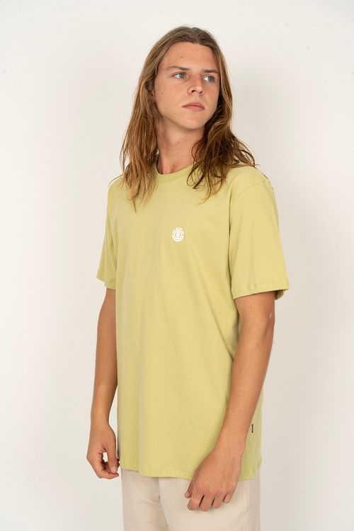 Camiseta Element M/C Basic Crew Verde Claro