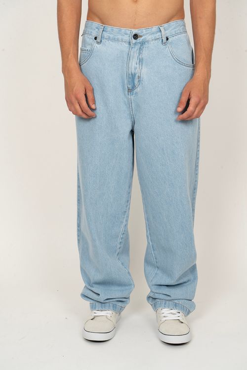 Calça Element Jeans Big 5 Pockets Denim Azul Claro