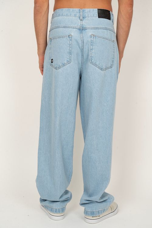 Calça Element Jeans Big 5 Pockets Denim Azul Claro