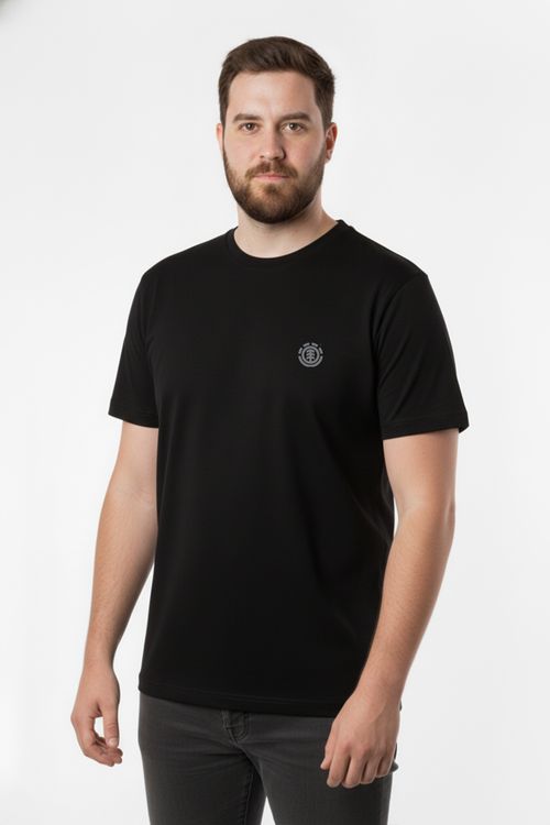 Camiseta Element M/C Mini Emb Ps Preto