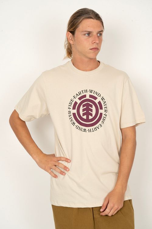 Camiseta Element M/C Seal Tn Areia