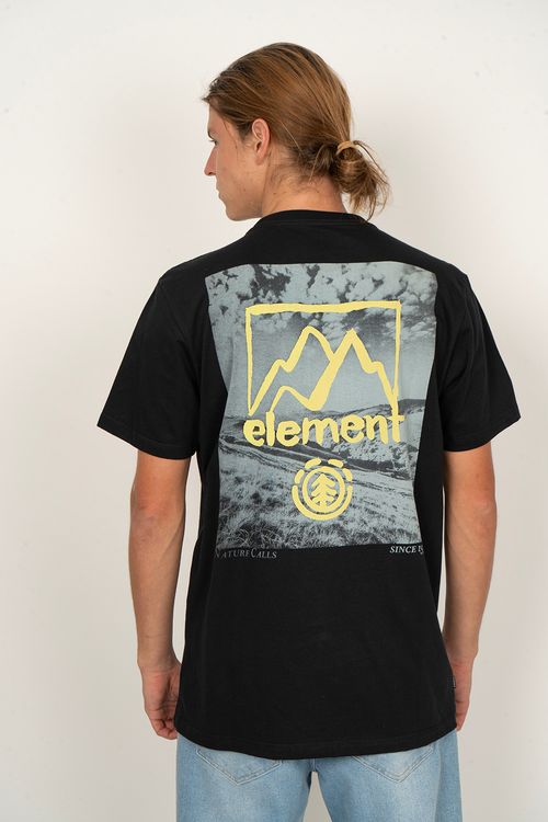 Camiseta Element M/C Open Hills Preto
