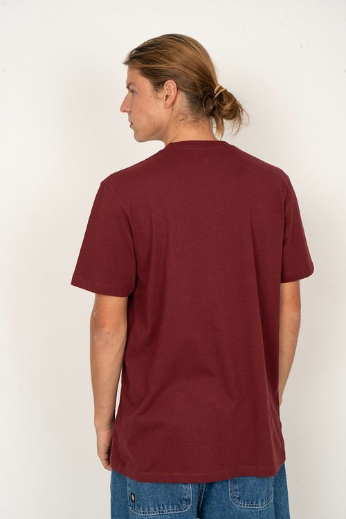 Camiseta Element M/C Mini Emb Vinho - Logo Vinho