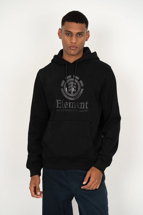 Moletom Element Fech Vertical Preto