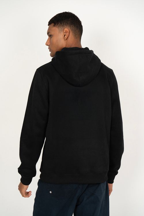 Moletom Element Fech Vertical Preto