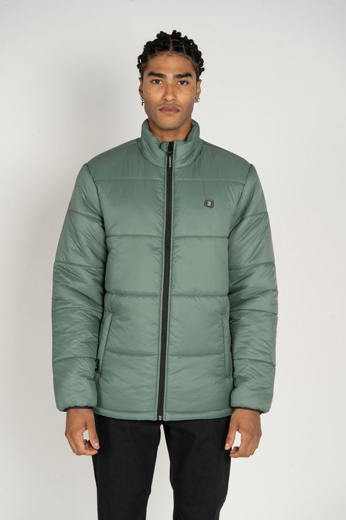 Jaqueta Element Puffer Skateboard Verde Militar