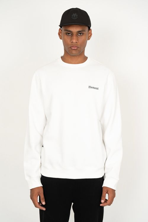 Moletom Element Care Siganature Crew Branco