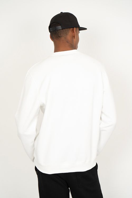 Moletom Element Care Siganature Crew Branco