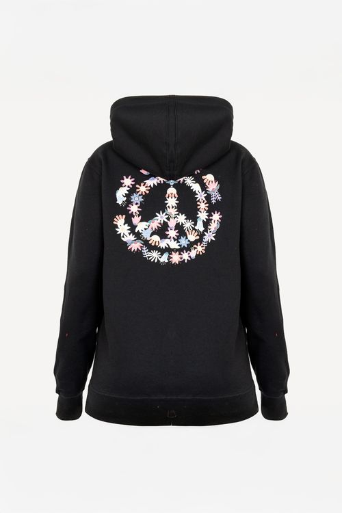 Moletom Element Fech Flowers Hoody 280 Preto