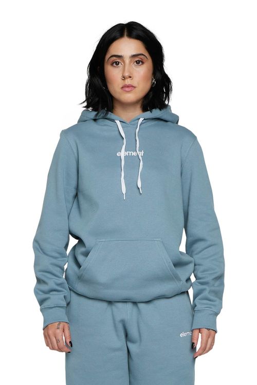 Moletom Element Fech Emb Logo Hoody 280 Azul Claro